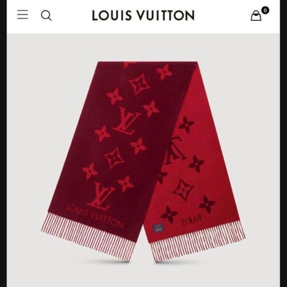 New Louis Vuitton Reykjavik Scarf - M75505. 100% Cashmere. Louis Vuitton Signatu